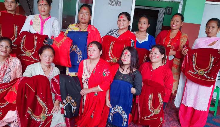 प्युठानमा बुटिक र मोटरसाइकल मर्मत तालिम सम्पन्न 