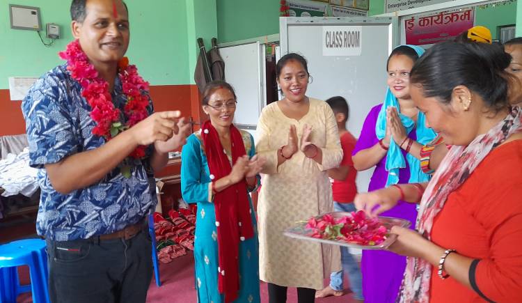 सिप विकास तालिम पस्चात ब्यबसायिक बन्न नगर उपप्रमुख बर्माको आग्रह 