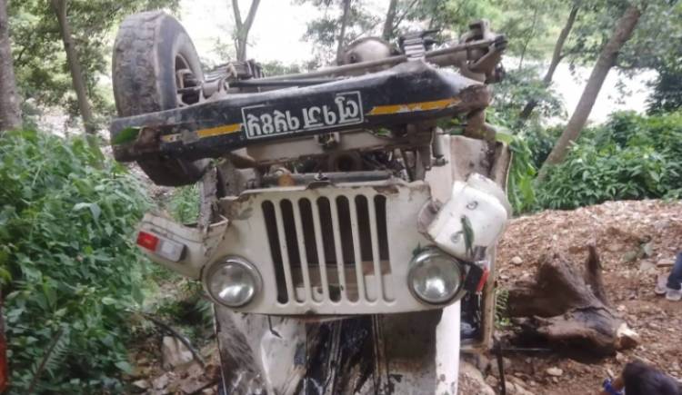 प्युठानमा जीप दुर्घटना,१४ जना घाईते