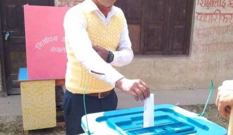 प्युठानको झिमरुकमा नमुना मतदान कार्यक्रम सम्पन्न 