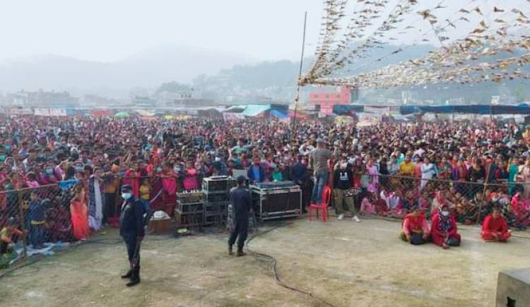  प्युठान महोत्सवमा अहिलेसम्मकै दोब्बर दर्शकको भिड,भोलि रमेश राज भट्टराई सहितका कलाकार आउने 