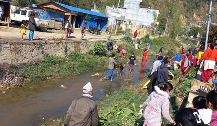 ६६ औ सहकारी दिबस:डोलेश्बर सहकारी अर्घाखाँची द्वारा सरसफाई कार्यक्रम 