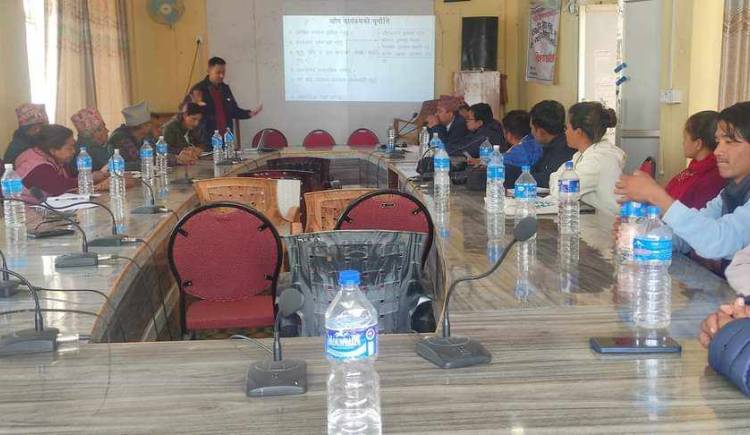 दादुरा रुबेला खोप अभियान सम्वन्धी प्यूठान नगरपालिकाको अभिमुखीकरण 