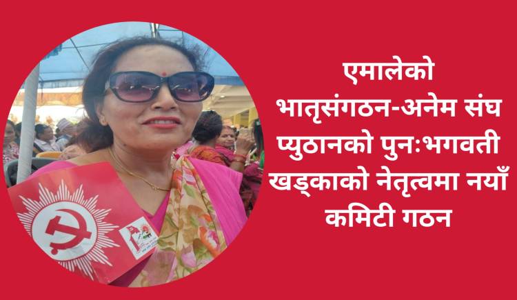 एमालेको भातृसंगठन-अनेम संघ प्युठानको पुनःभगवती खड्काको नेतृत्वमा नयाँ कमिटी गठन