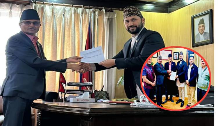 प्युठानमा आँधीहुरी बाट प्रभावितलाई तत्काल राहत उपलब्ध गराउन गृहमन्त्री लाई संघिय सांसद सूर्य थापाको आग्रह 