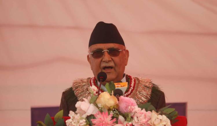 प्रधानमन्त्री ओली: पाणिनिको जन्मभूमि अर्घाखाँची ध्यानभूमि,ज्ञानभूमि र देवभूमि हो