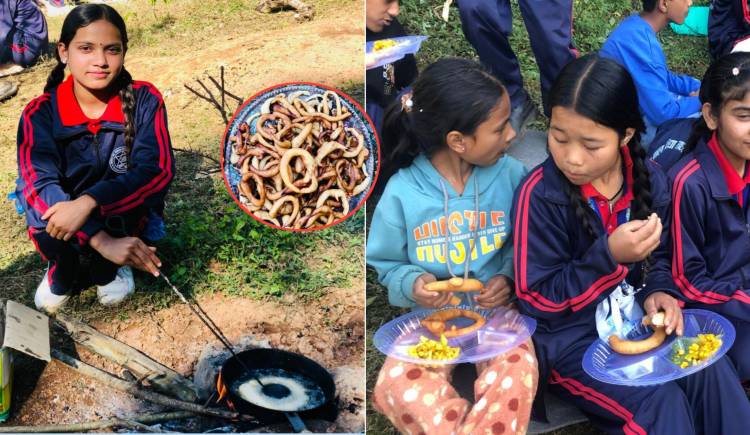 स्थानीय पाठ्यक्रम अन्तर्गत बाल बिध्यामा सेल रोटी अभ्यास