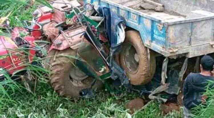 इलाममा ट्र्याक्टर दुर्घटनामा एक जनाको मृत्यु