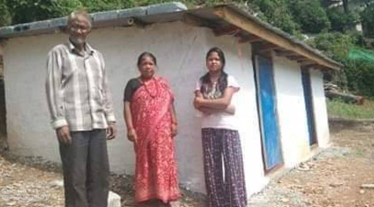वडाले बनाईदियो विपन्न परिवारलाई नयाँ घर