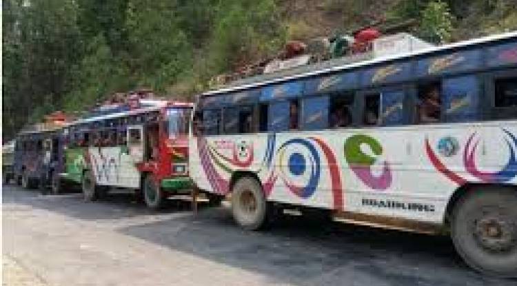 जिल्ला भित्र सार्वजनिक यातायात सञ्चालन गर्न दिइने