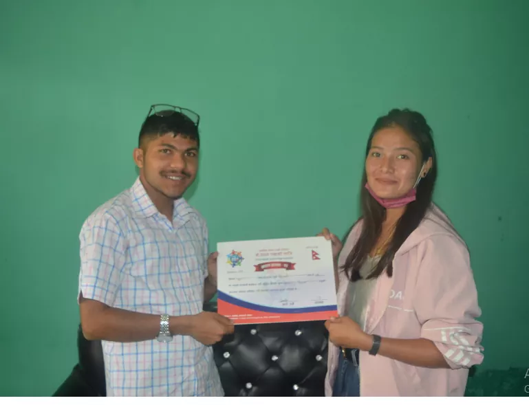 सदस्यता वितरण तथा चाडपर्वको शुभकामना आदानप्रदान   