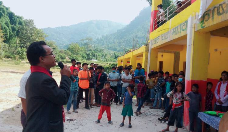 मरन्ठानामा खुल्ला भलिबल प्रतियोगिता सुरु