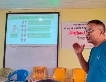 जनप्रतिनिधिका लागि एचआइभी, क्षयरोग र मलेरिया रोग सम्वन्धी अभिमुखीकरण