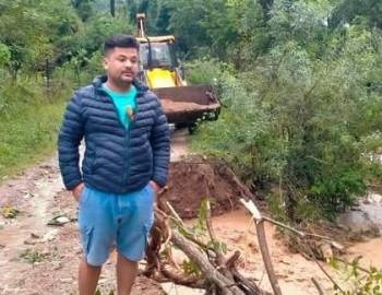 बाढी पीडितको उद्दार र राहतमा यसरी जुटे,नगर प्रबक्ता "सुमन श्रेष्ठ"