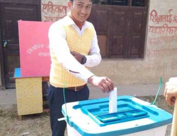 प्युठानको झिमरुकमा नमुना मतदान कार्यक्रम सम्पन्न 