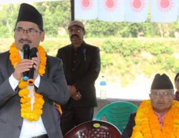 प्युठानको बिकास नहुनुमा मसाल बाधक : पुर्ब मन्त्री मणि थापा