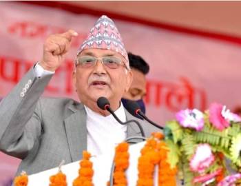 नेकपा एमाले अध्यक्ष केपि ओली २८ गते प्युठान आउदै : जिल्लाका विभिन्न स्थानमा सम्बोधन गर्ने