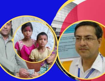 मनकारी डा: गिरीले २ बिद्यार्थीलाई १० कक्षासम्म पढाउने जिम्मेवारी लिए