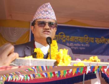 राष्ट्रिय बाल साहित्य सम्मेलनले जिल्लाको पर्यटन प्रवर्द्धनमा सहयोग पुग्नेछ : थापा