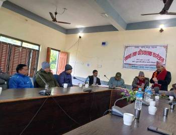 प्युठान उद्योग बाणिज्य संघ द्वारा नवआगन्तुक प्रमुख जिल्ला अधिकारीलाई स्वागत 