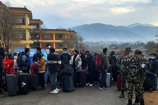 चीनबाट उद्धार ल्याइएका १ सय ७५ जनामा कोरोना भाइरस नभएको पुष्टि 