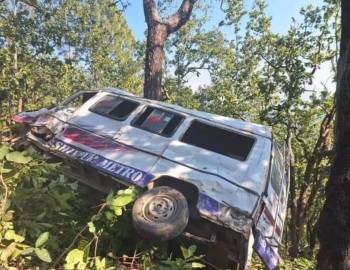 प्युठानको बड्डाडामा गाडि दुर्घटना : दुर्घटनामा १० जना घाइते