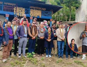 बल्ल पुग्यो,नौबहिनिको विकट गाउँ स्याउलिबाङ्गमा बिजुली