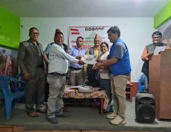 नेपाल लाेकतान्त्रिक निर्माण व्यवसायी संघको अध्यक्षमा थापा