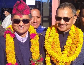 सूर्य थापा–गोविन्दराज पोख्रेलले प्यूठानबाट देखाए राजनीतिक संस्कार