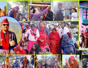 पीडा सुन्दै,आशा बन्दै : माण्डवीका ५ वटै वडामा सूर्य थापाको चुनावी सक्रियता