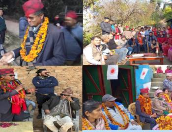 ५५ प्रतिशत भूगोलमा सूर्य थापाको घरदैलो अभियान सफल