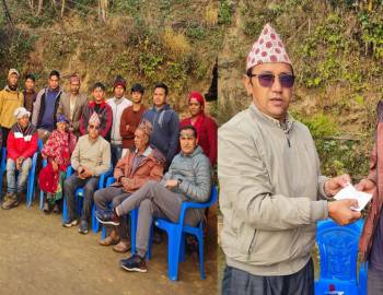 प्युठानमा सूर्य थापाको समर्थनमा एमाले प्रवेश गर्नेको लहर