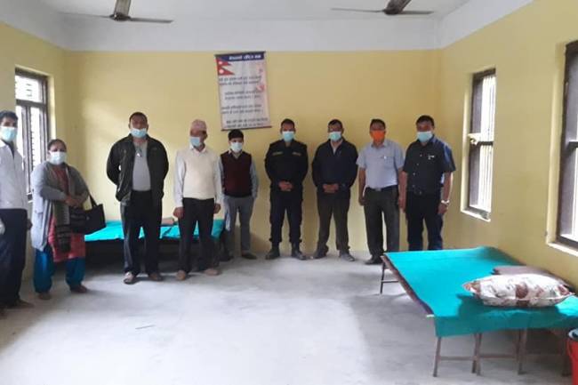 गुल्मीमा एक हजार बढि क्वारेन्टिनमा, १११ जनाको पिसिआर परिक्षण