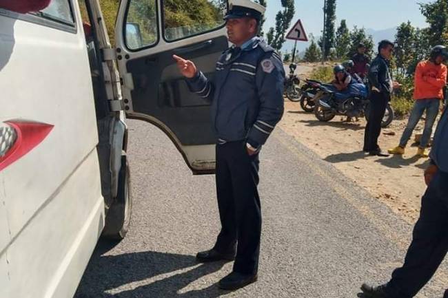 नयाँ योजना सहित  ट्राफिक व्यवस्थापन गदैछौ जाजरकोटमा कार्यालय प्रमुख - बिश्वकर्मा 