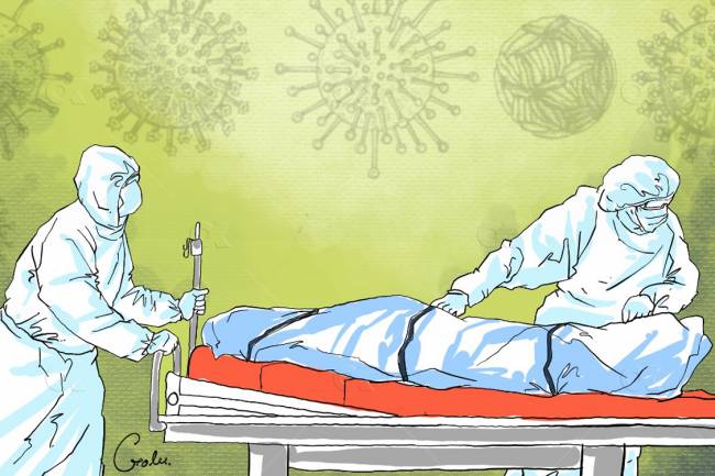 प्युठानकी एक संक्रमित महिलाको दाङमा मृत्यु