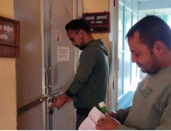 २१ दिनपछि  प्युठान नगरपालिका शिक्षा शाखा को ताला खुल्यो